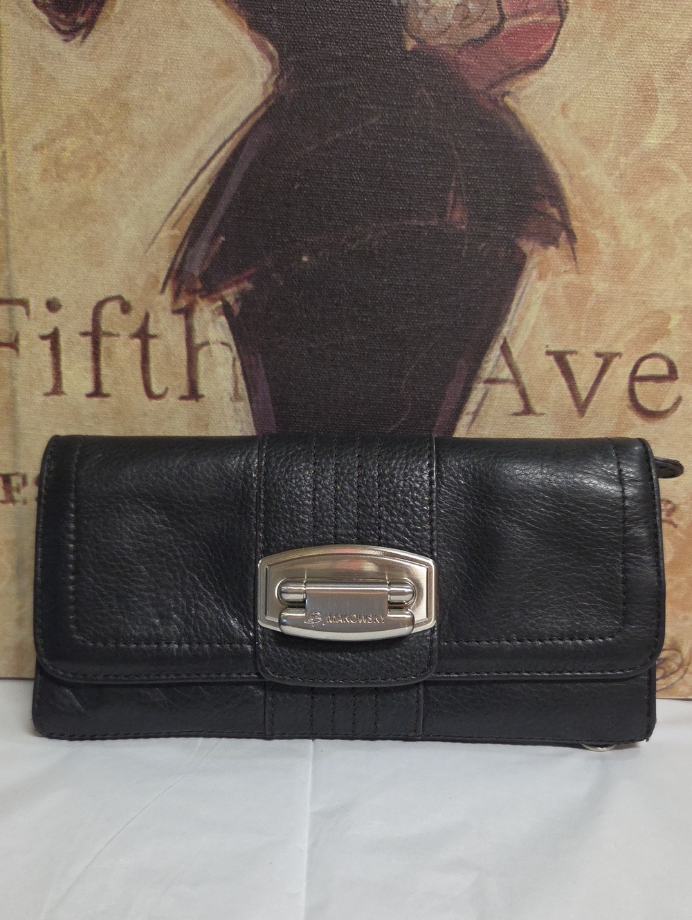 B Makowsky Leather Wallet